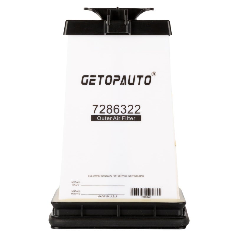 GETOPAUTO 7221934 & 7286322(7221933) Inner & Outer Air Filter Kit Fit for Bobcat Track Loaders T450 T550 T590 & Skid Steer Loaders S450 S510 S530 S550 S570 - Image 2